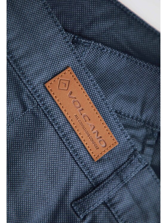 Volcano Volcano Szorty materiałowe P-FARS Khaki Regular Fit