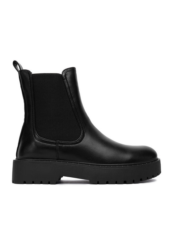 DeeZee DeeZee Kotníková obuv s elastickým prvkem 24ST0112-1 Černá