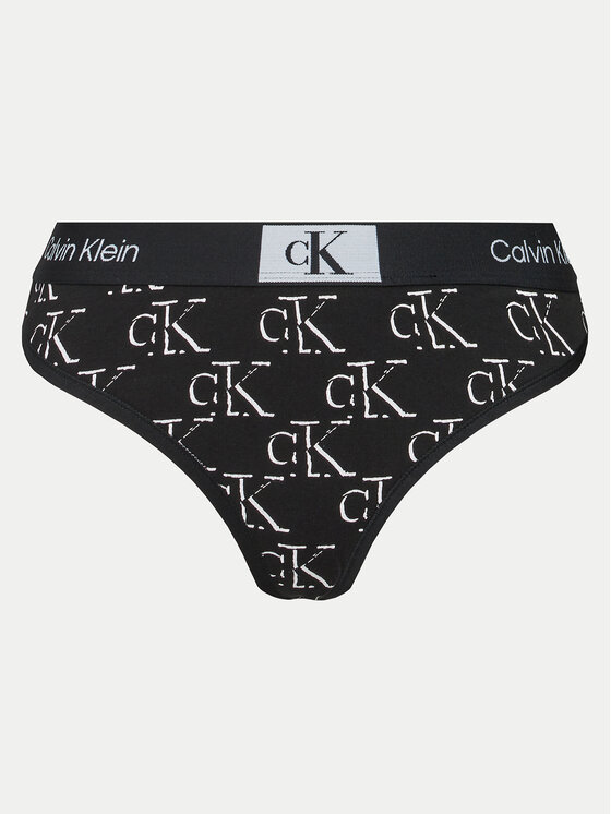 Calvin Klein Underwear Calvin Klein Underwear Στρίνγκ 000QF7221E Μαύρο