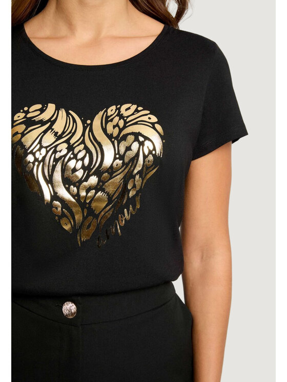 Morgan De Toi Morgan De Toi T-shirt 261-DINOU Nero Casual Fit