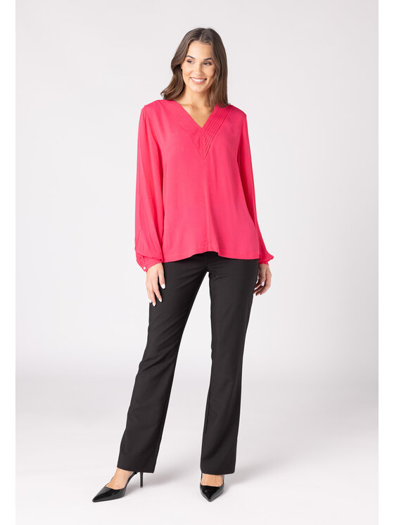 QUIOSQUE QUIOSQUE Bluzka QUIOSQUE 2VF002501 Różowy Regular Fit