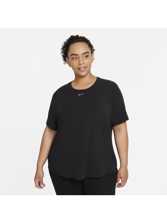 Nike Nike T-shirt Dri-FIT One Luxe Nero Regular Fit