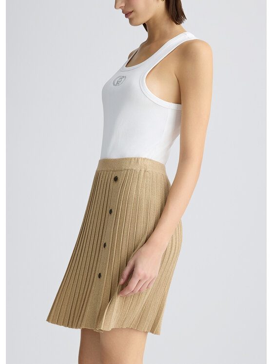 Liu Jo Liu Jo Spódnica mini WA5059MS64JA4342 Beżowy Regular Fit