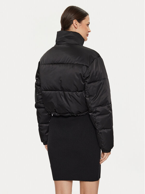 Tommy Jeans Tommy Jeans Зимно яке Satin DW0DW18292 Черен Regular Fit