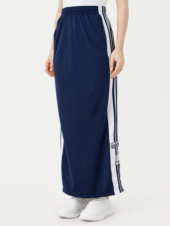 adidas adidas Fustă maxi adicolor Adibreak JD0924 Bleumarin Loose Fit