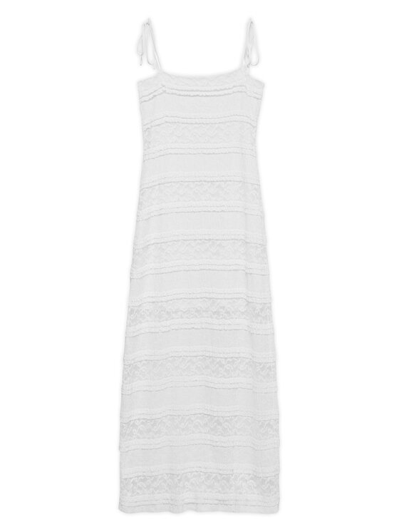 Vero Moda Vero Moda Vakarinė suknelė Lucia 10348443 Kreminė Regular Fit
