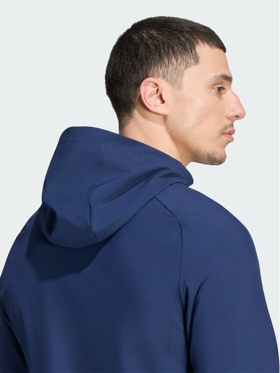 adidas adidas Wiatrówka 171998 Niebieski jasny Slim Fit