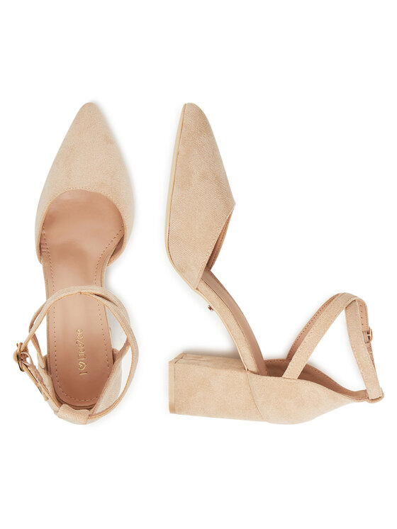 DeeZee DeeZee Czółenka DZ0068 Beżowy