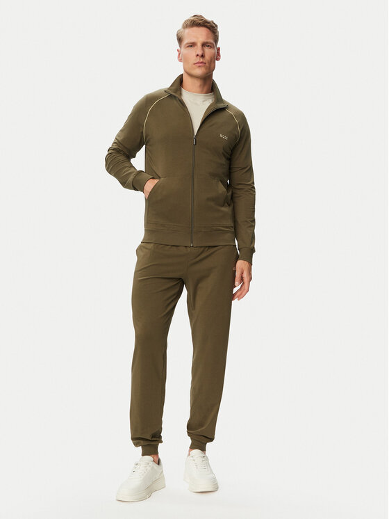BOSS BOSS Суитшърт Mix&Match 50515307 Каки Regular Fit