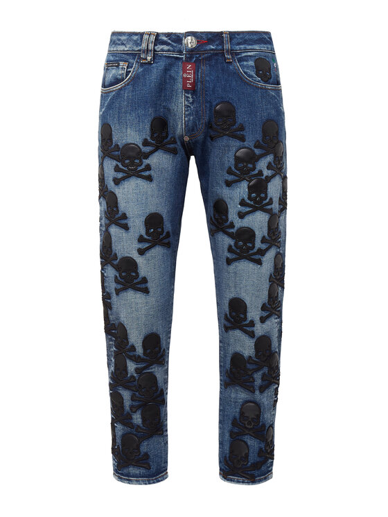 PHILIPP PLEIN PHILIPP PLEIN Jeansy 13995 Světle modrá Slim Fit