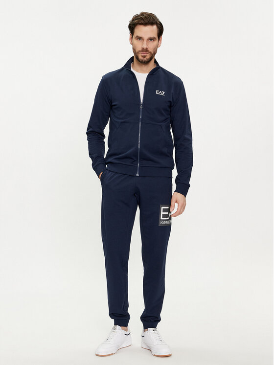 EA7 Emporio Armani EA7 Emporio Armani Džemperis 3DPM61 PJ05Z 1554 Tamsiai mėlyna Regular Fit
