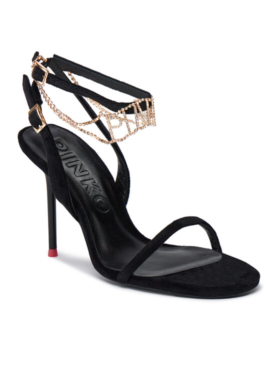 PINKO PINKO Sandale Ives Sandalo Al 23-24 BLKS1 102031 A18X Crna
