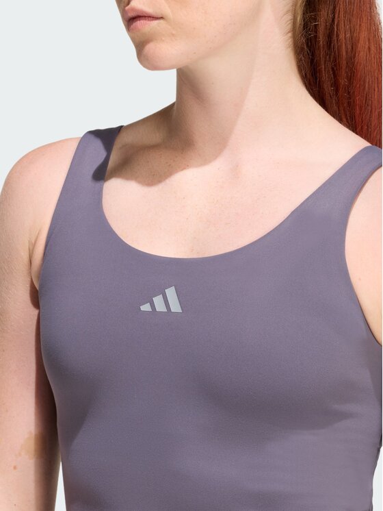 adidas adidas Koszulka techniczna 158405 Szary Fitted Fit