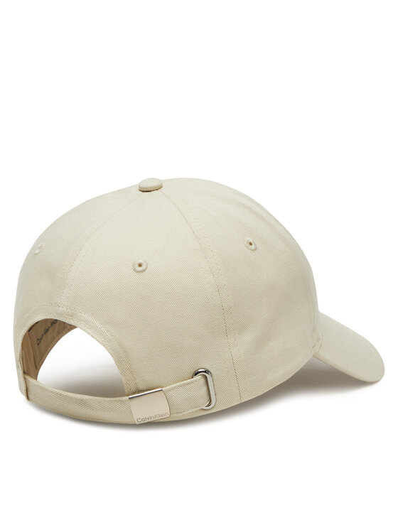 Calvin Klein Jeans Calvin Klein Jeans Czapka z daszkiem Mono Leather Patch Twill Cap LV04K5052G Biały