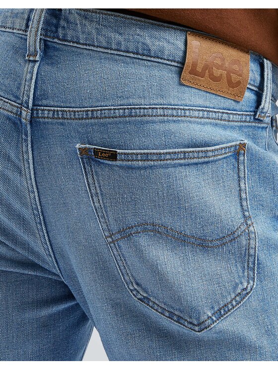 Lee Lee Jeansy DAREN ZIP FLY Niebieski Straight Leg