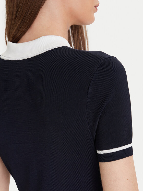 Guess Guess Džemper haljina V5GK00 Z3D60 Tamnoplava Regular Fit