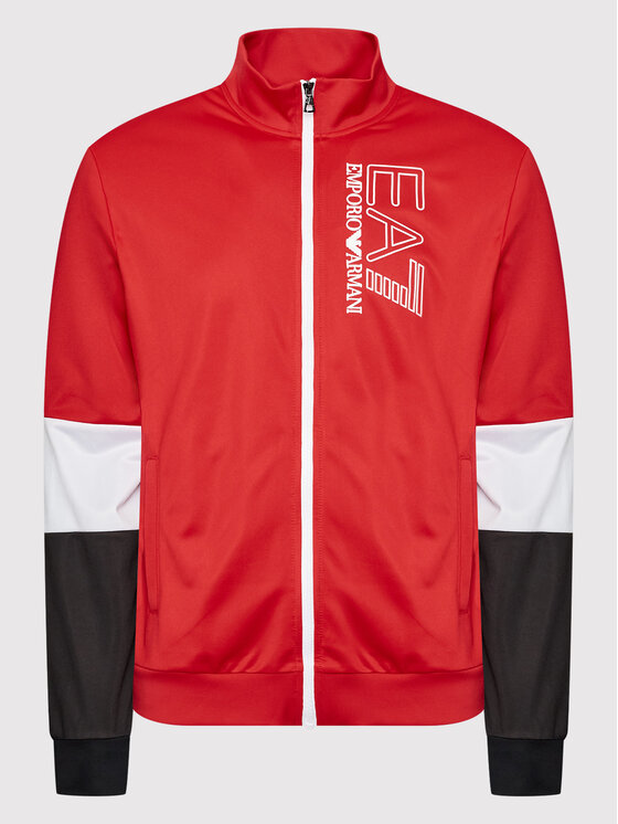 Red ea7 coat deals