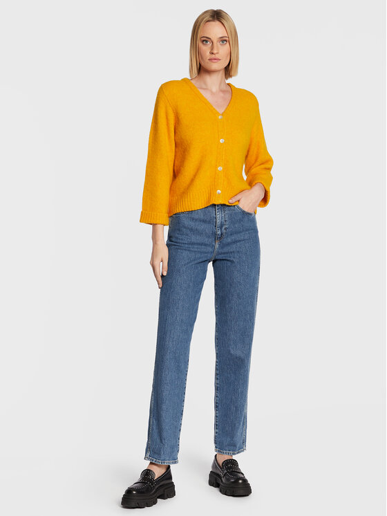 Cardigan EAST19G Giallo Regular Fit