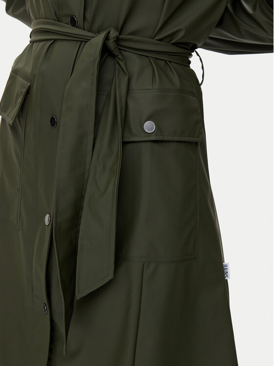 Rains Rains Vodootporna jakna 18130 Zelena Regular Fit