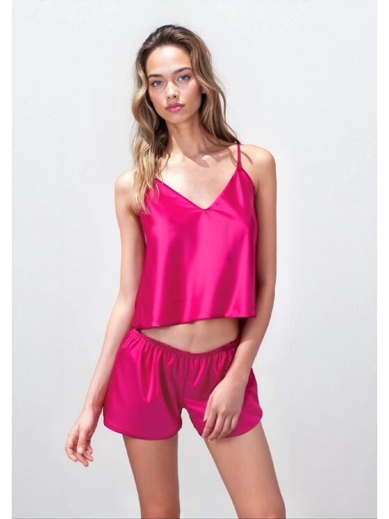 DKaren Lingerie DKaren Lingerie Komplet bielizny Karen Różowy Classic Fit