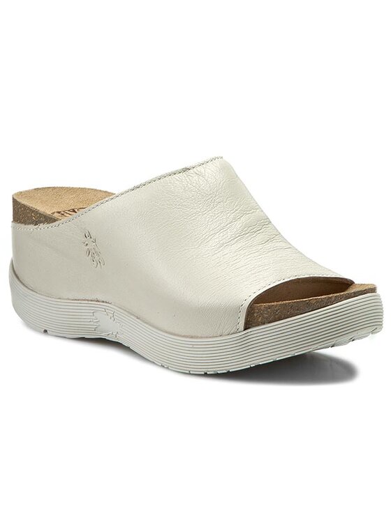 Fly London Mules sandales de bain Wigg P143672004 Beige Modivo