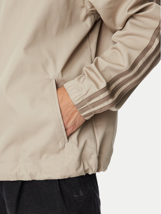 adidas adidas Kurtka przejściowa 3 Stripes Coaches Jacket KS9297 Beżowy Regular Fit
