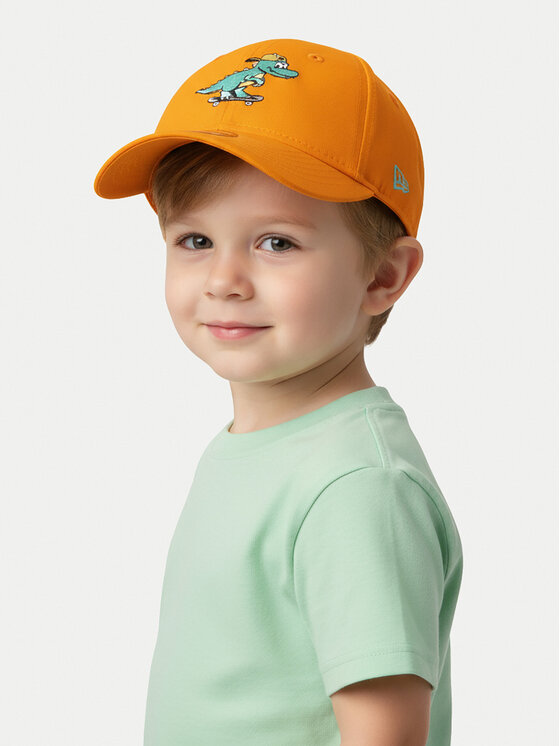 New Era New Era Cepure ar nagu Jr Dinosaur 9FORTY 60595418 Dzeltens