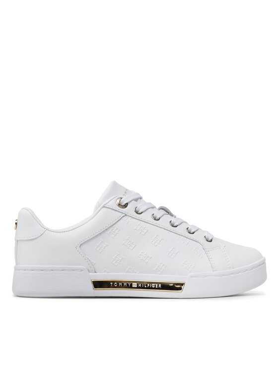 Tommy Hilfiger Tommy Hilfiger Tossud Embossed Monogram Sneaker FW0FW06735 Valge
