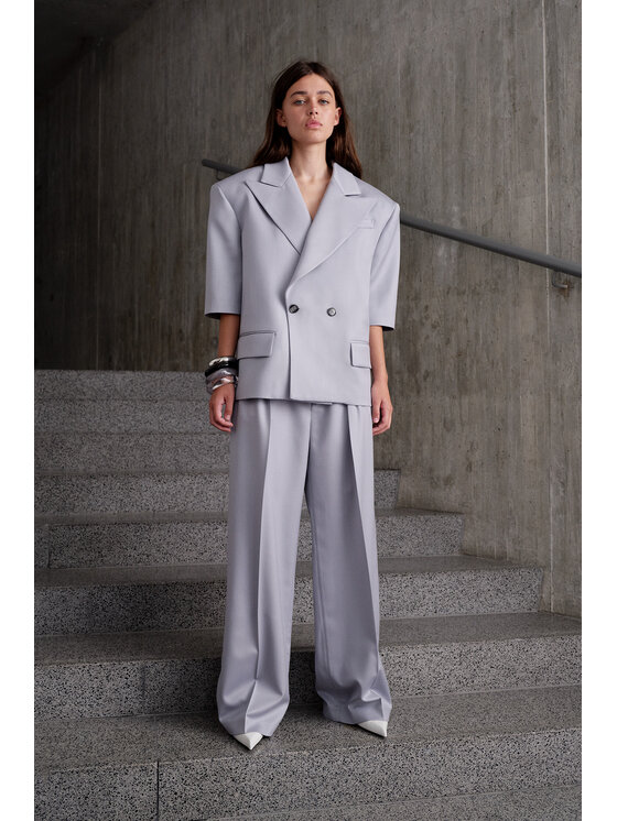 Epuzer Epuzer Marynarka Lunais tailor Szary Loose Fit