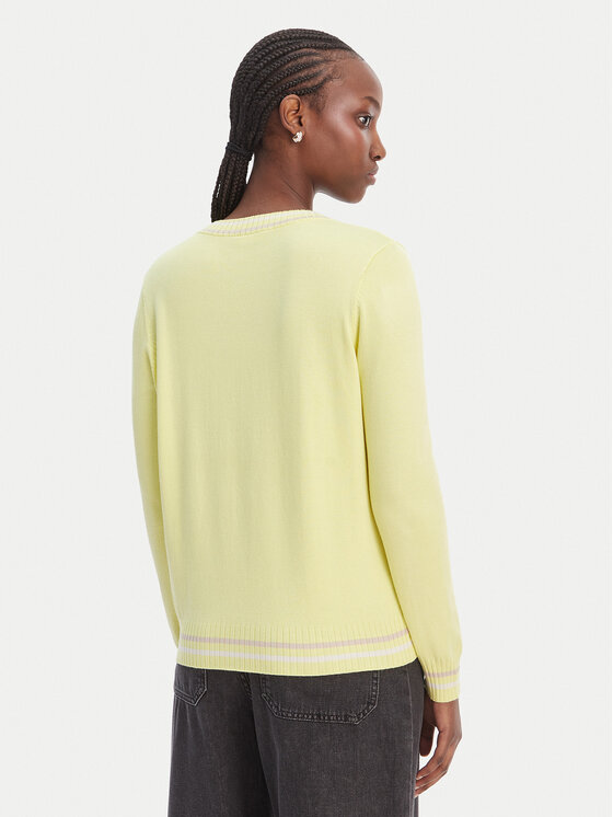 Liu Jo Sport Liu Jo Sport Kampsun TA6068 MS49I Kollane Regular Fit