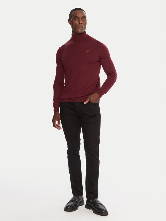 KARL LAGERFELD KARL LAGERFELD Golf 655058 554399 Bordoopunane Regular Fit