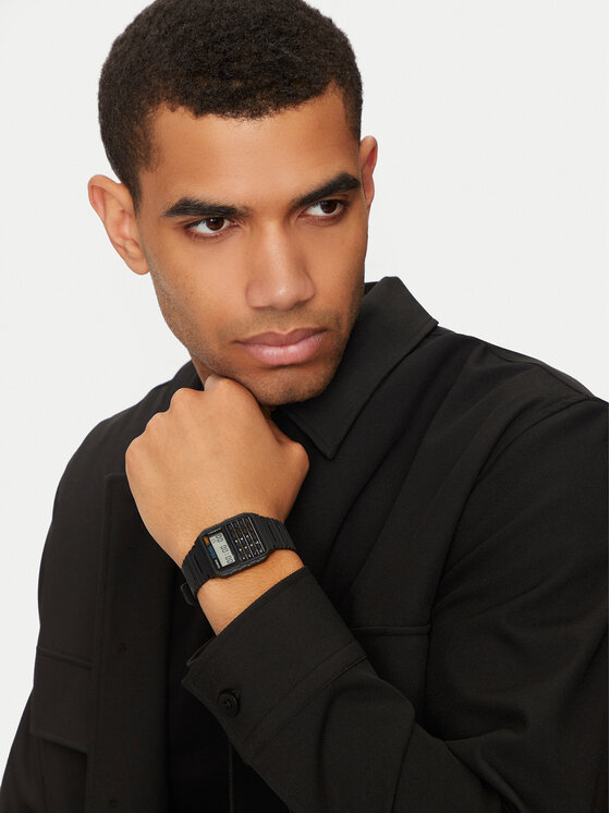 Casio Casio Pulkstenis CA-53W-1ER Melns