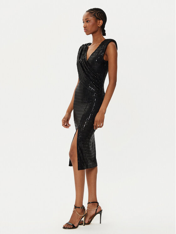 Rinascimento Rinascimento Kokteilikleit CFC0019757002 Must Slim Fit