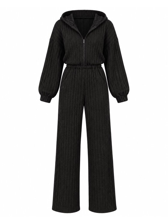Agatha Studio Agatha Studio Kombinezon A26SS-AB-K08 Czarny Oversize