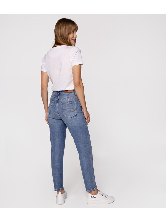 Lee Cooper Lee Cooper Jeansy MATEA Niebieski Mom Fit