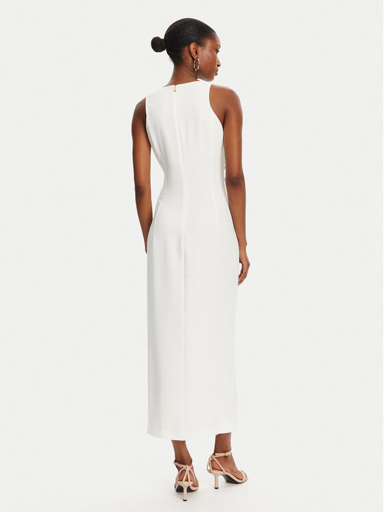 Patrizia Pepe Patrizia Pepe Rochie de seară 2A2887/A411-W146 Alb Regular Fit