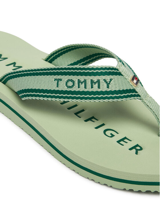 Tommy Hilfiger Tommy Hilfiger Flip-flops Th Webbing Summer Sandal FW0FW09193 Zöld