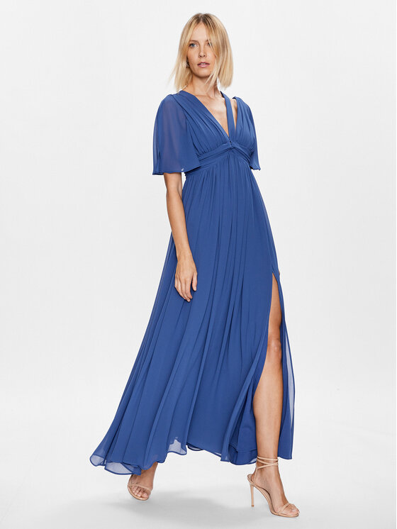 Marella Marella Večerní šaty Icona 2332210432 Modrá Slim Fit
