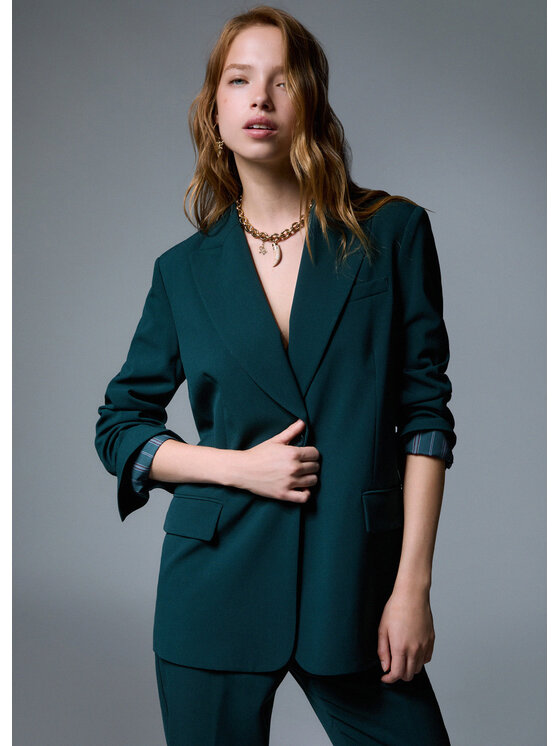 Liu Jo Liu Jo Giacca da abito WF6256T743AX0797 Verde Regular Fit