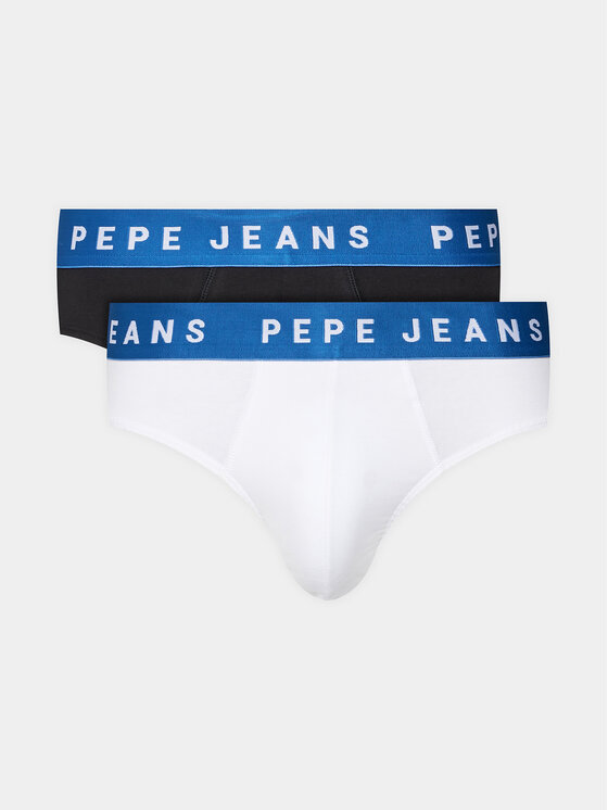 Pepe Jeans Apakšbikses Logo Bf Lr 2P PMU10962 Balts