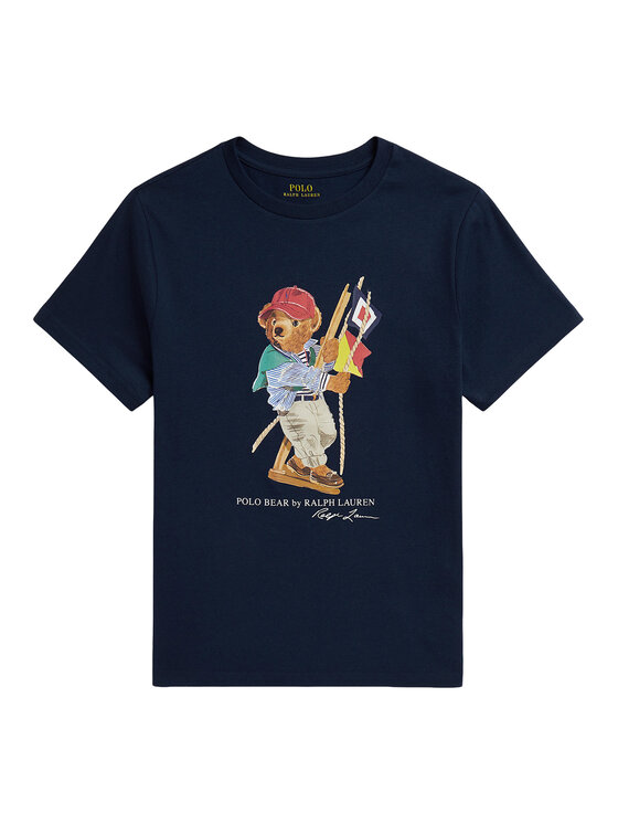 Polo Ralph Lauren T-Shirt 323A12428002 Granatowy Regular Fit
