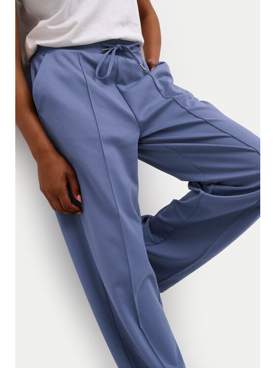 Kaffe Kaffe Hlače iz tkanine Jenny 10508621 Modra Relaxed Fit