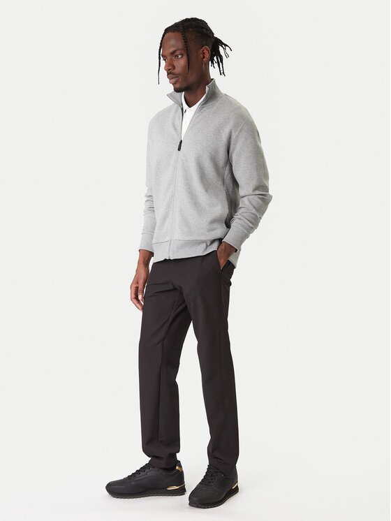 BOSS BOSS Pulóver Skaz 50555496 Ezüst Regular Fit