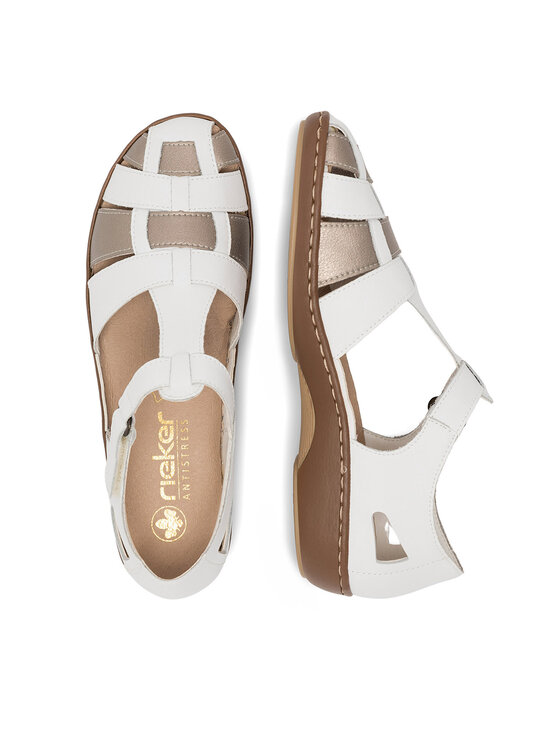 Rieker Rieker Halbschuhe 45869-80 Weiß