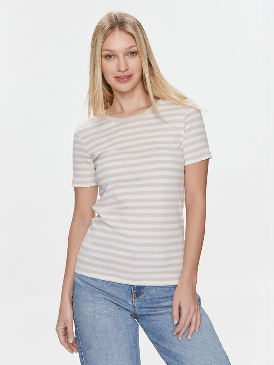 United Colors Of Benetton Tricou 3OA6E16A0 Alb Regular Fit