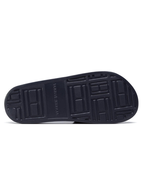 Tommy Hilfiger Tommy Hilfiger Шльопанці Th Glitter Pool Slide FW0FW04982 Cиній