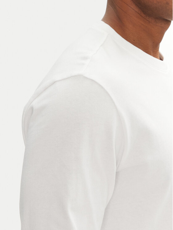 Champion Champion Longsleeve 221164 Biały Loose Fit