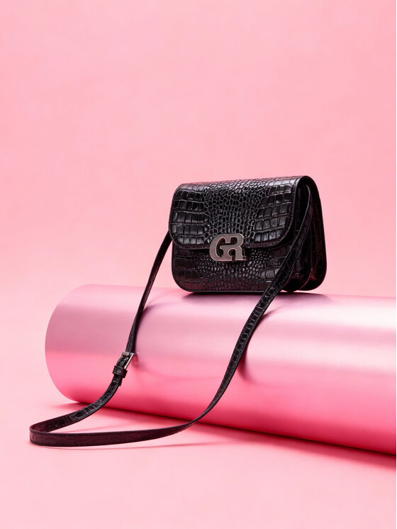 GINO ROSSI Gino Rossi Borsetta CEO-LINA-KQ44-CROCCO Nero