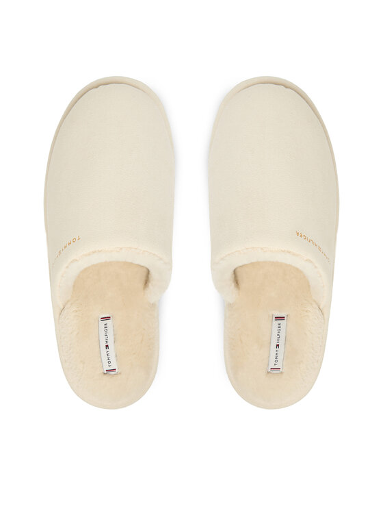 Tommy Hilfiger Tommy Hilfiger Papuče Soft House Shoe FW0FW08853 Bijela