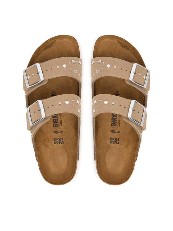 Birkenstock Birkenstock Šľapky Arizona Rivet 1031708 D Béžová